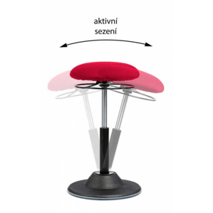 ANTARES balanční stolička Hola red - aktivní sezení