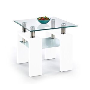 Halmar Konferenční stolek Diana H, čtvercový - bílá