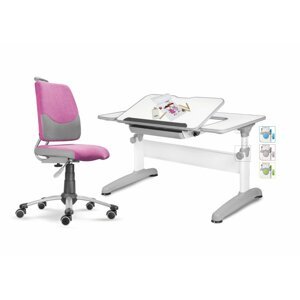 Dětský set Mayer – rostoucí židle ACTIKID A3 a rostoucí stůl UNIQ, růžový