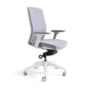 Kancelářská ergonomická židle BESTUHL J2 WHITE BP — více barev, bez podhlavníku Šedá 206