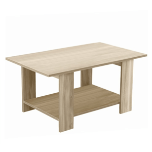 Konferenční stůl DEREG — 80x48x39 cm, dub sonoma