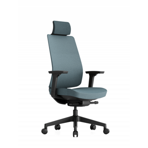 Kancelářská ergonomická židle OFFICE PRO K50 — černá, více barev Modrá