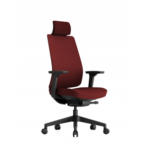 Kancelářská ergonomická židle OFFICE PRO K50 — černá, více barev Červená
