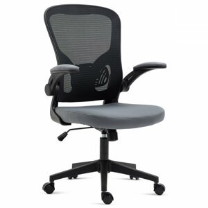 Kancelářská židle VERIS — látka / síť, více barev Šedá