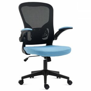 Kancelářská židle VERIS — látka / síť, více barev Modrá
