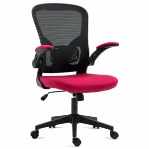 Kancelářská židle VERIS — látka / síť, více barev Červená